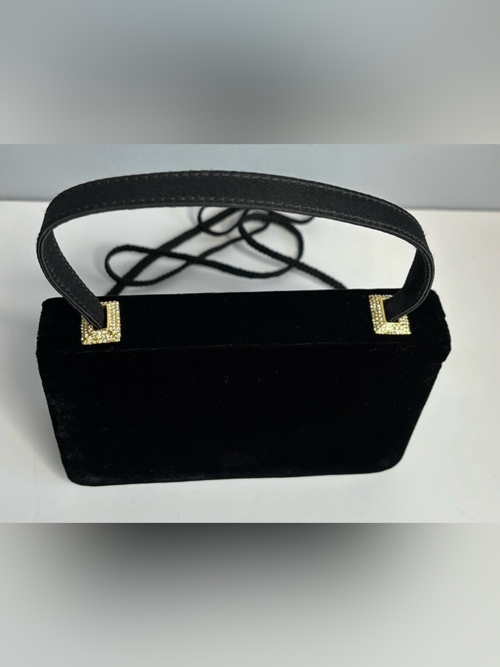 PURSE (BLACK VELVET)***